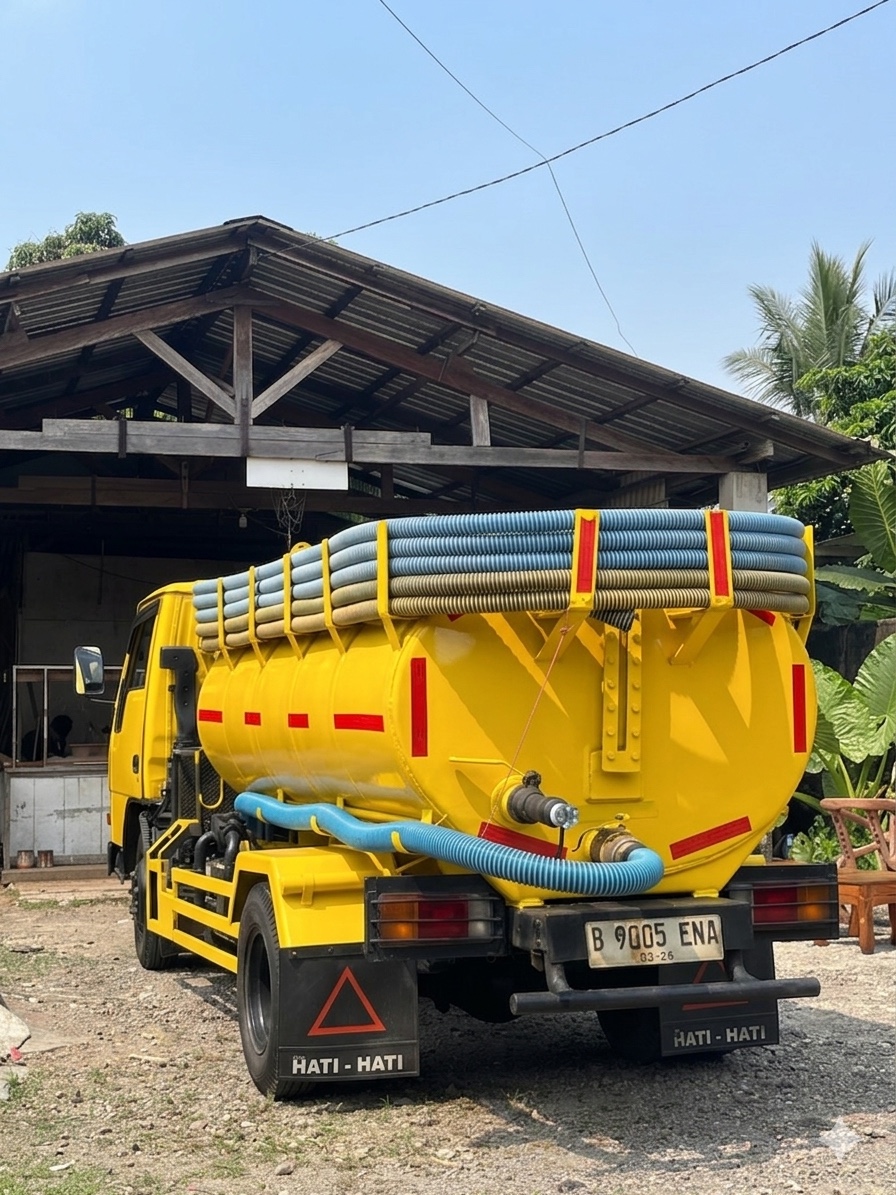 Armada truk sedot WC Sinar Area